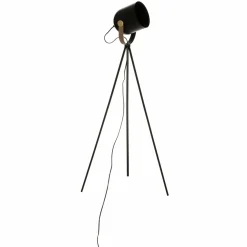 Lampadaire à trépied (H136 cm) Bil Noir