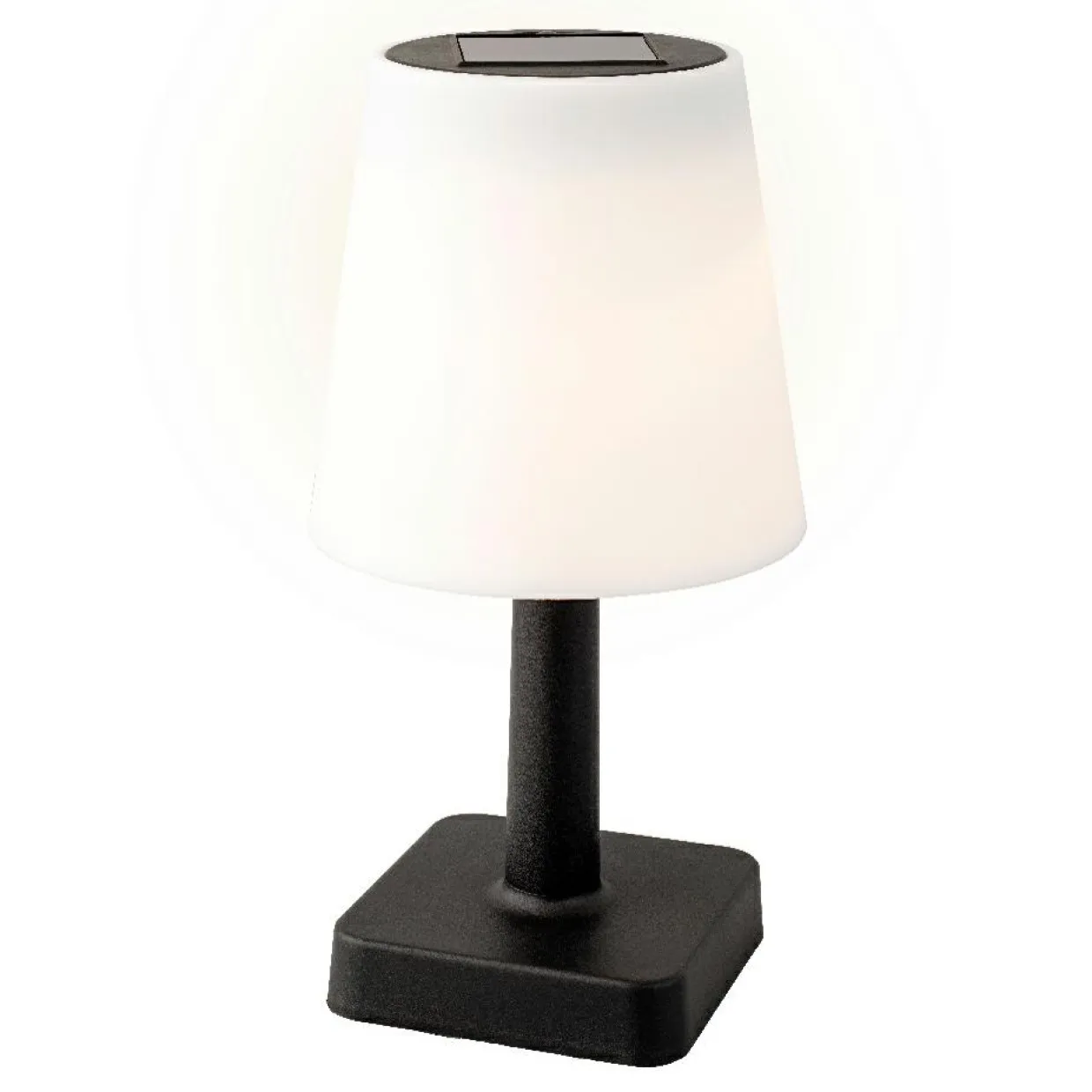 Lampe de table sans fil rechargeable USB LED (H23 cm) Soho Noir