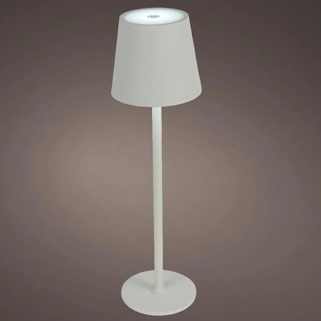 Lampe de table sans fil rechargeable USB 48 LED (H37 cm) Brooklyn Blanc