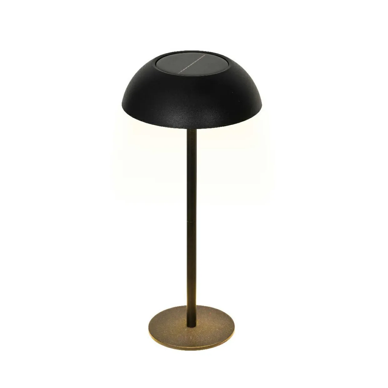 Lampe de table solaire LED (H33 cm) Malibu Noir
