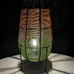 Lampe de table solaire LED (H31 cm) Vernazza Multicolore