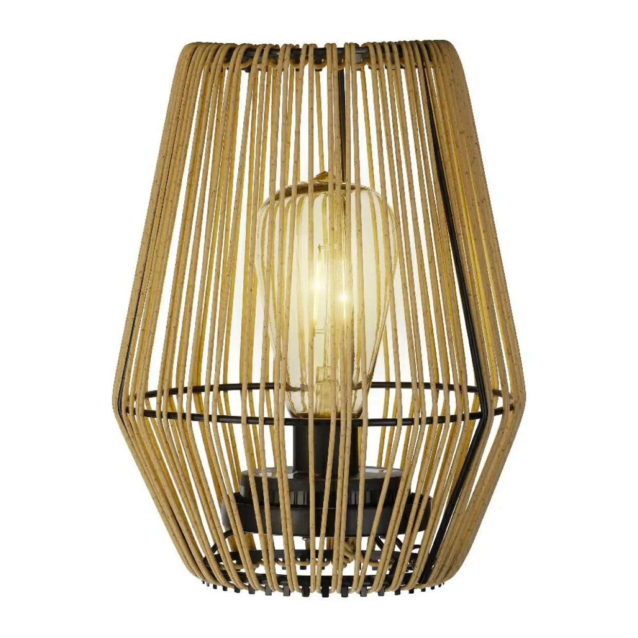 Lampe de table solaire LED (H23 cm) Calabre Doré
