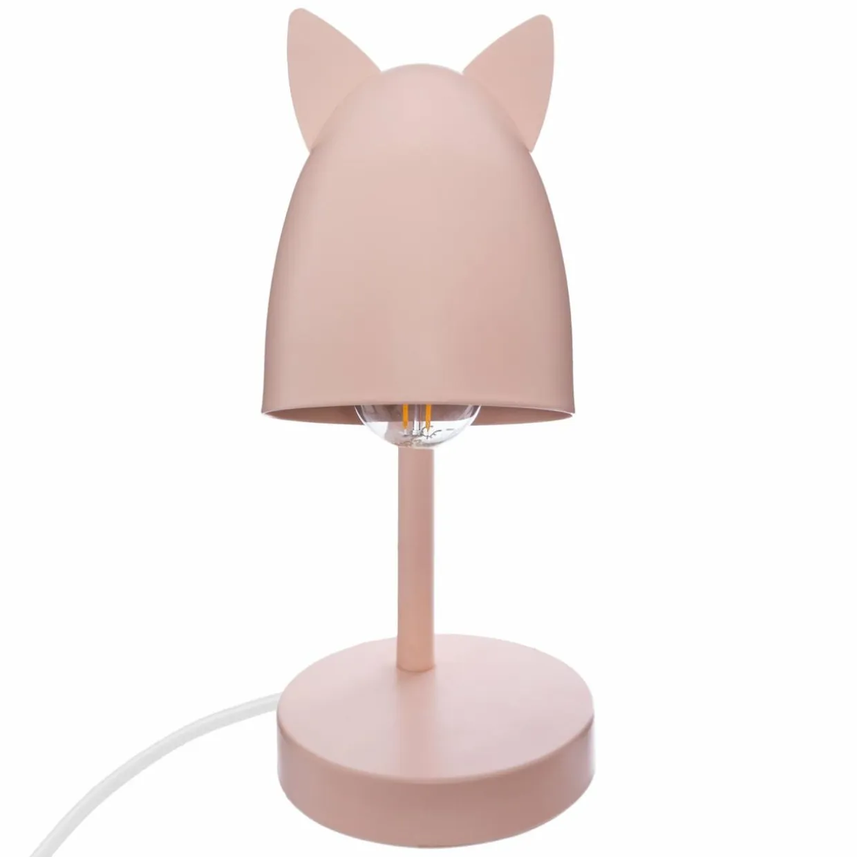 Lampe enfant à poser (H31 cm) Oreilles Rose