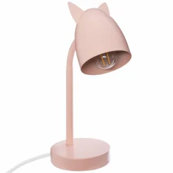 Lampe enfant à poser (H31 cm) Oreilles Rose