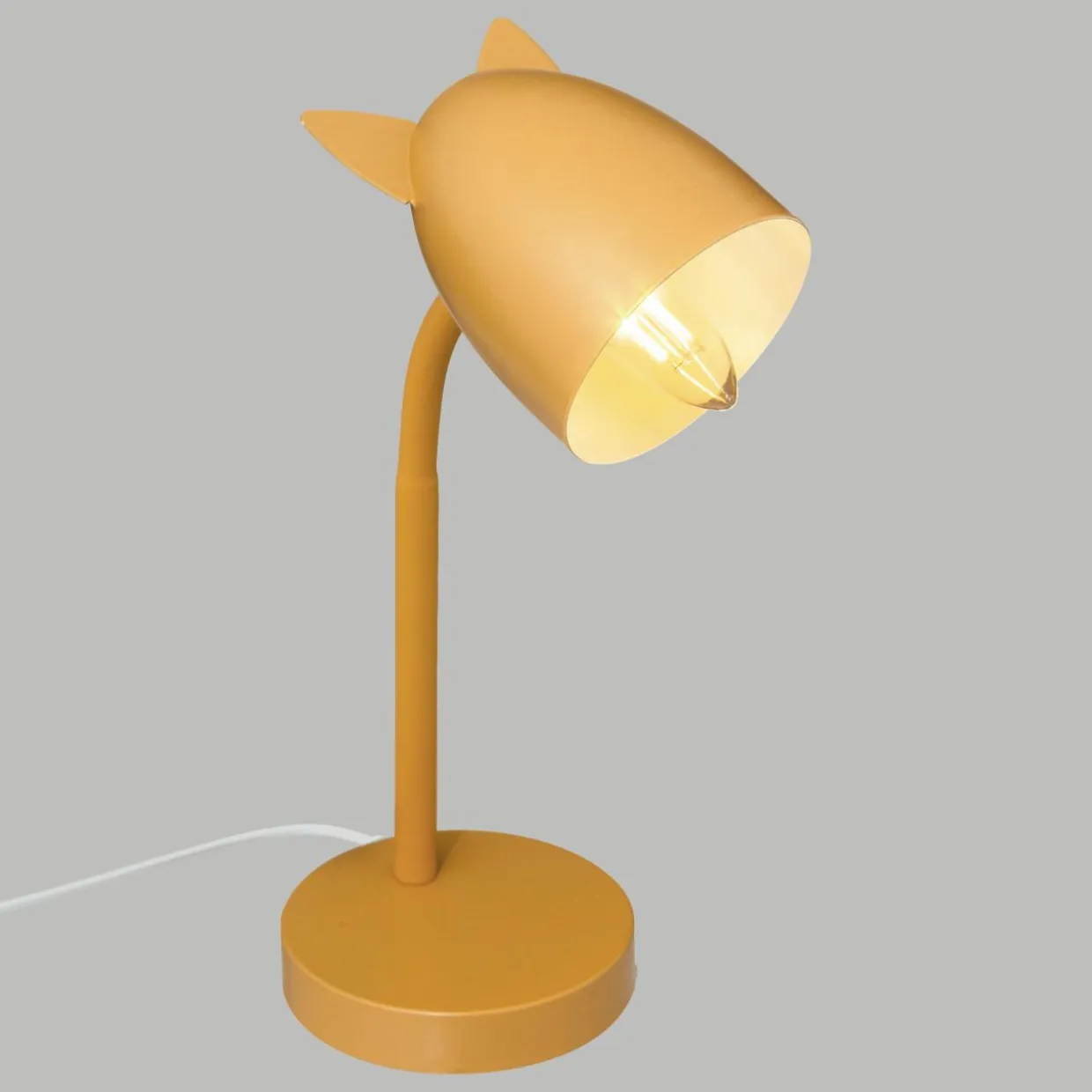 Lampe enfant à poser (H31 cm) Oreilles Jaune ocre
