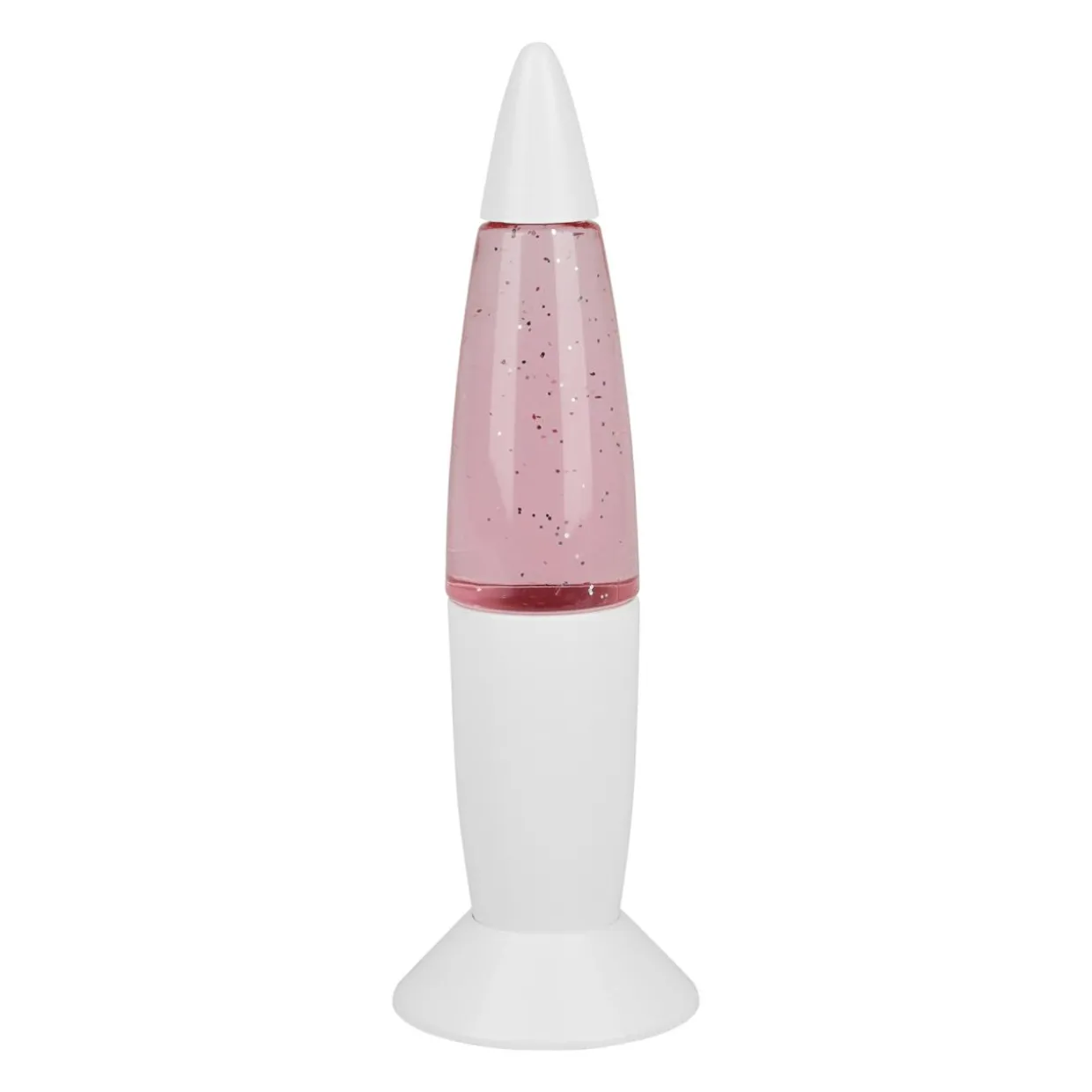 Lampe lave enfant à paillettes (H19 cm) Rose