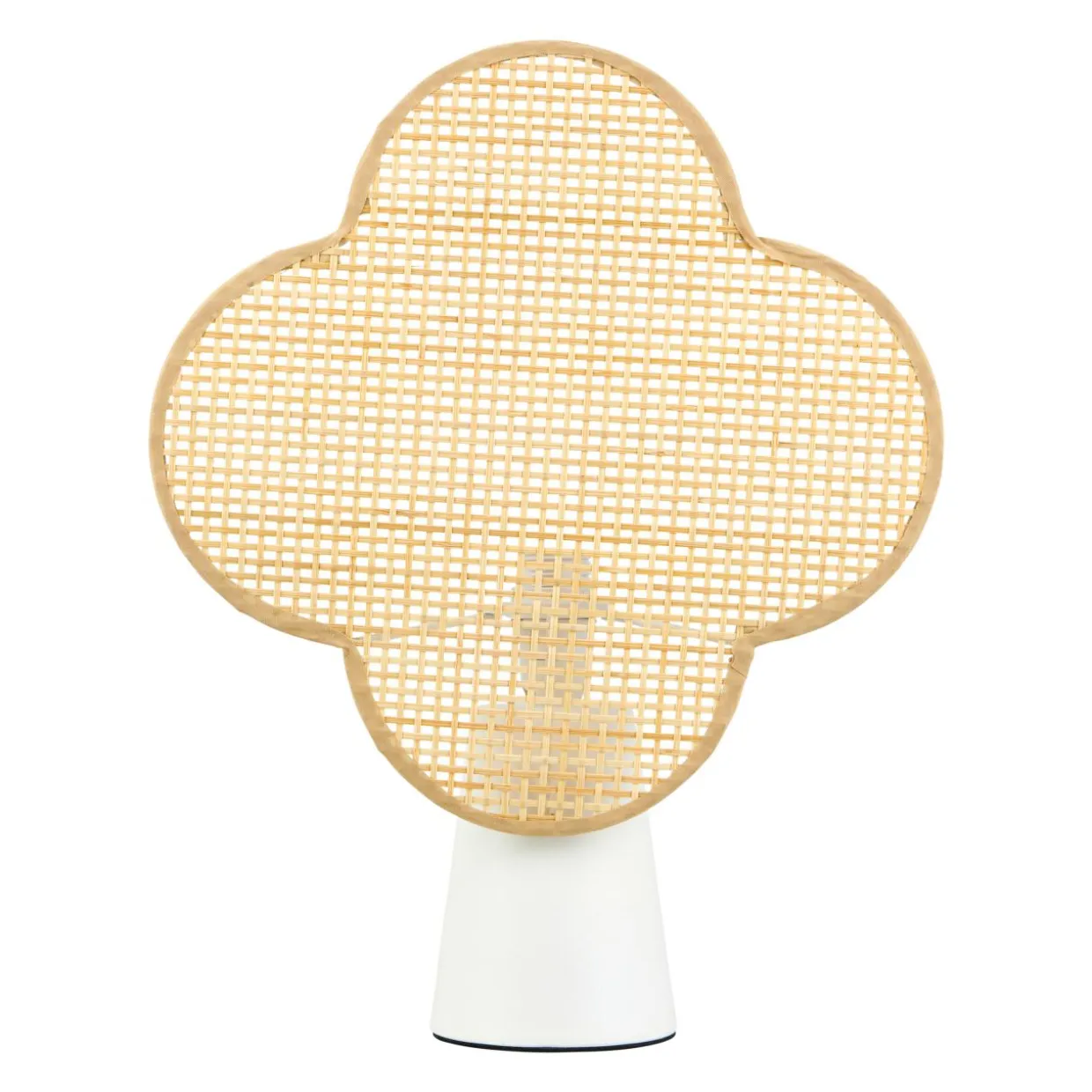 Lampe à poser bambou (H36 cm) Faustine Beige