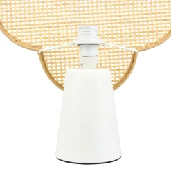 Lampe à poser bambou (H36 cm) Faustine Beige