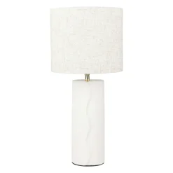 Lampe à poser céramique (H44 cm) Isaure Beige