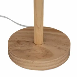 Lampe à poser en bois (H42 cm) Della Beige