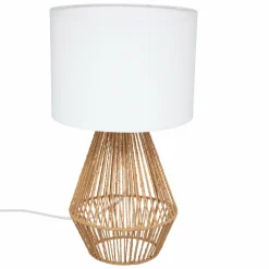 Lampe à poser en cordes (H40 cm) Lila Naturelle