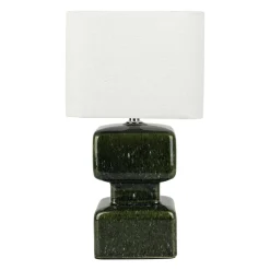 Lampe à poser en céramique (H34 cm) Céladon Verte