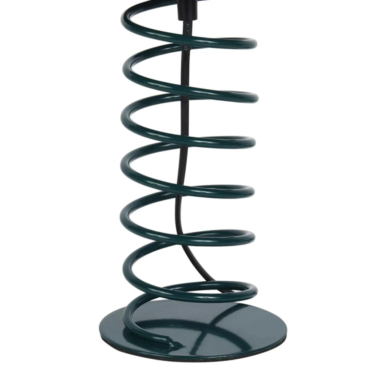 Lampe à poser en métal (H32 cm) Zigzag Bleue