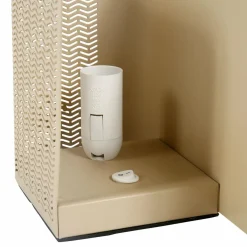 Lampe à poser en métal (L25 x H16 cm) Aladin Noisette