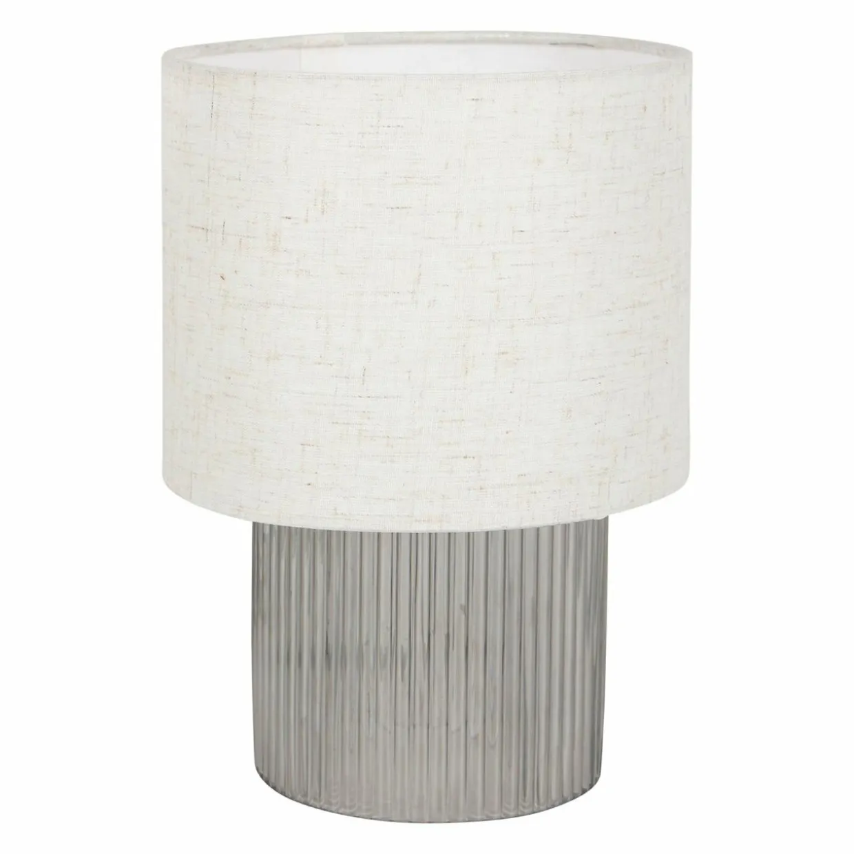 Lampe à poser en verre (H22 cm) Delia Noir