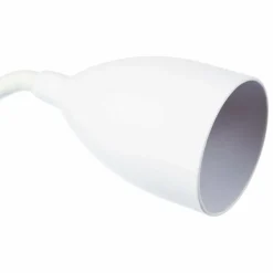 Lampe sur pince métal (H43 cm) Sily Blanche