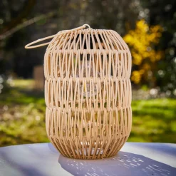 Lanterne de jardin solaire LED (H24,5 cm)Toscane Naturel