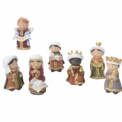 Les 8 petits santons (Hauteur 8 cm) de Benoit