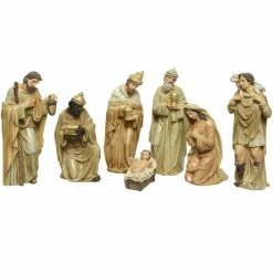 Les 7 santons (Hauteur 20 cm) de Florence