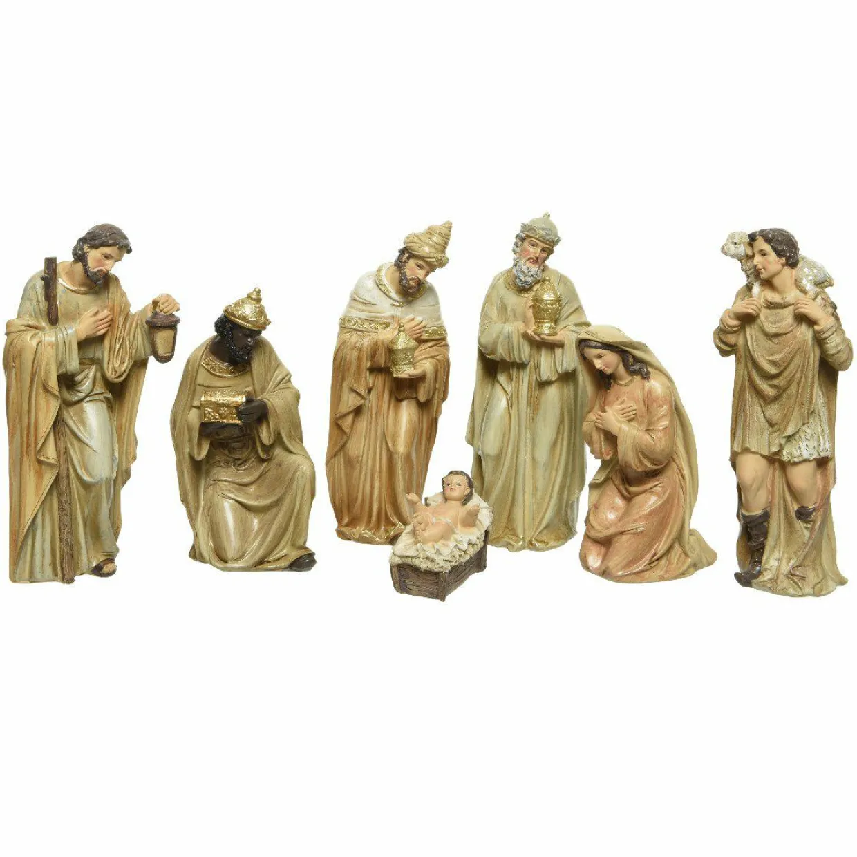 Les 7 santons (Hauteur 20 cm) de Florence