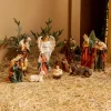 Les 11 santons (Hauteur 30 cm) de Pauline