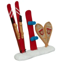 Lot de 3 accessoires (H10 cm) Sport d'hiver pour village