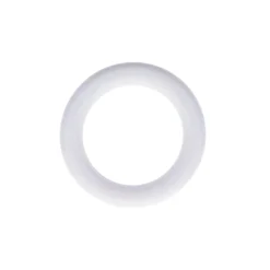 Lot de 10 anneaux bois (D28 mm) Nils Blanc