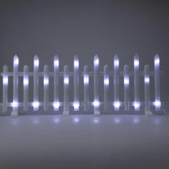 Lot de 8 barrières lumineuses 192 LED (2,80 m x H25 cm) Féerie Blanc froid