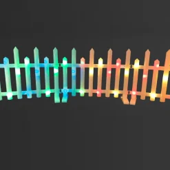 Lot de 8 barrières lumineuses 192 LED (2,80 m x H25 cm) Féerie Multicolore