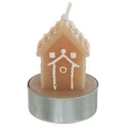Lot de 4 bougies (H6 cm) Maisons de village