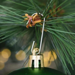 Lot de 30 boules de Noël assorties New Alpine Vert sapin