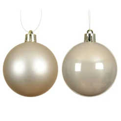 Lot de 16 boules de Noël (D40 mm) Aravis Perle