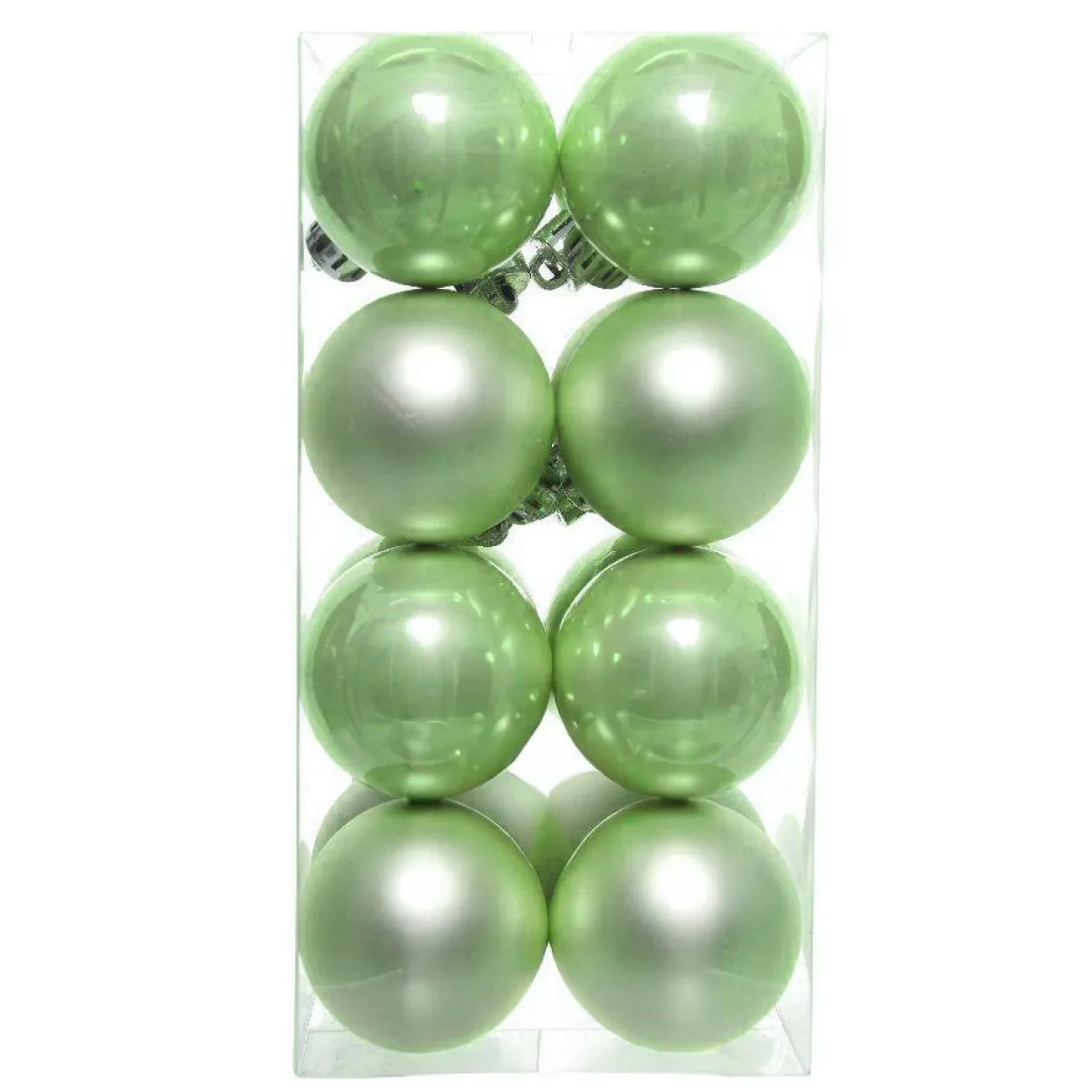 Lot de 16 boules de Noël (D40 mm) Aravis Vert thé matcha