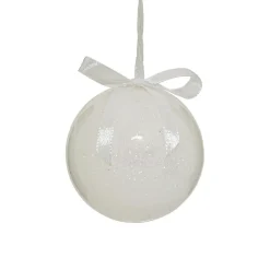 Lot de 14 boules de Noël (D150 mm) Darling Blanc