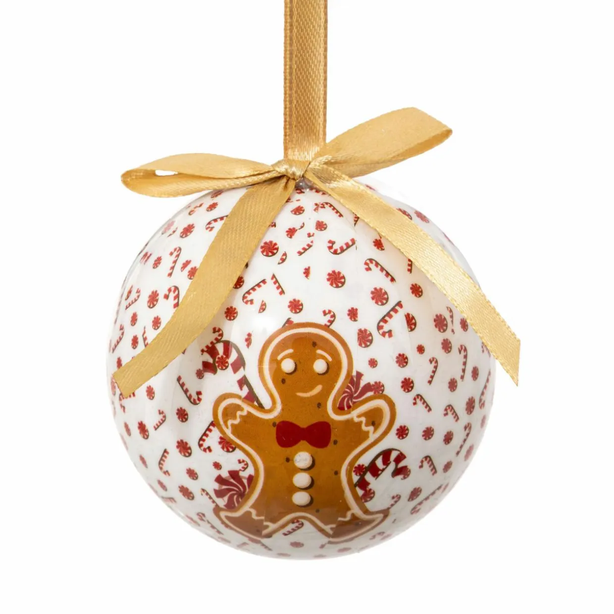 Lot de 12 boules de Noël (D75 mm) Petit Biscuit