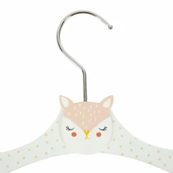 Lot de 3 cintres enfant bois Biche Roses