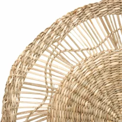 Lot de 3 décorations murales roseau (D20-30-45 cm) Seagrass Naturel