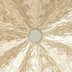 Lot de 3 décos murales métal (D33,5 cm) Leslie Or