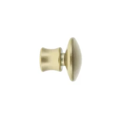 Lot de 2 embouts tringle métal (D20 mm) Champignon Or