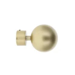 Lot de 2 embouts tringle métal (D28 mm) Gaïa Or