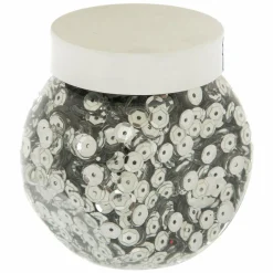 Lot de 100 gr de sequins Argent