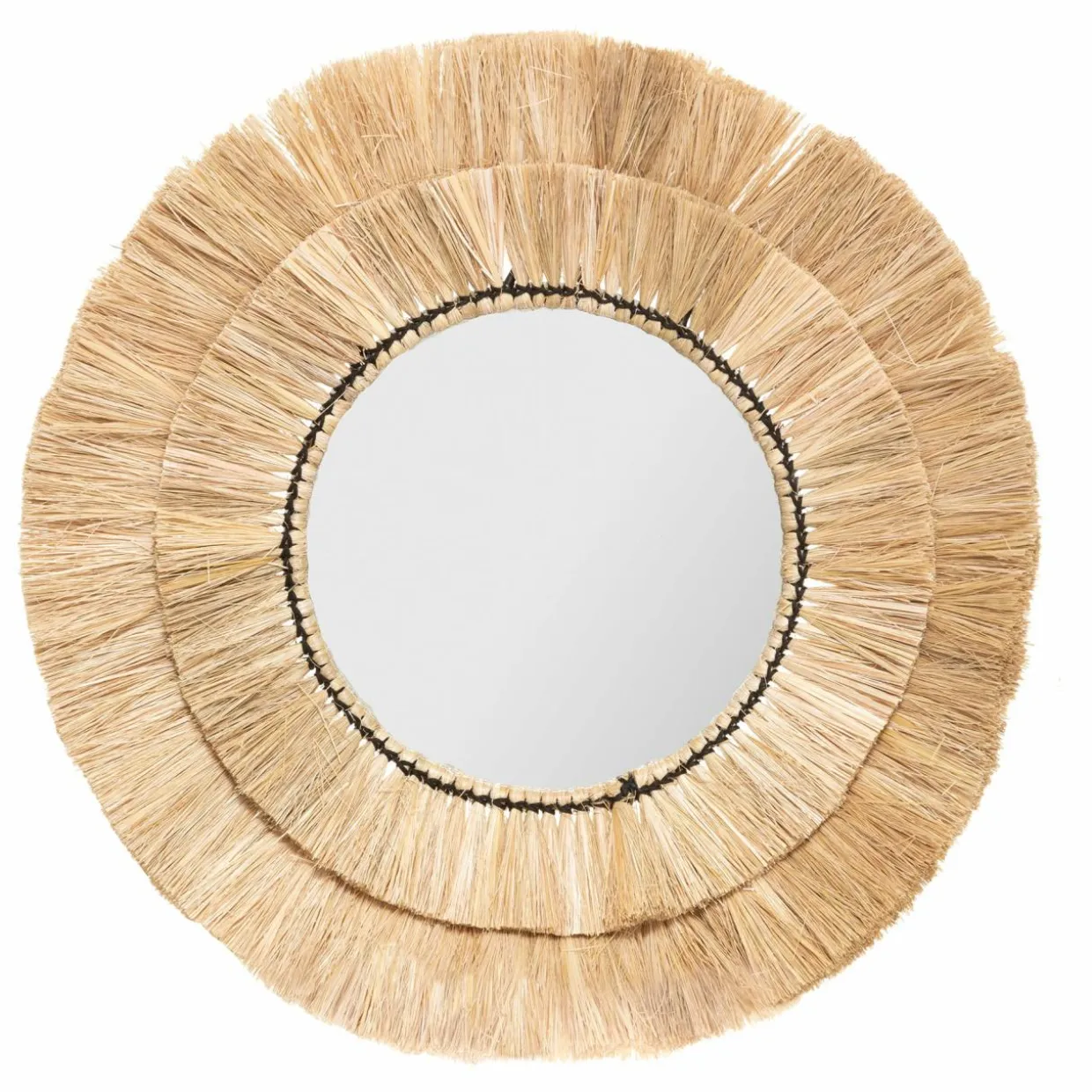 Lot de 3 miroirs (D20-30-40 cm) Alba Naturel