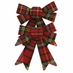 Lot de 2 nœuds (H17 cm) Omid Rouge