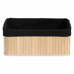 Lot de 4 paniers Anako Noir