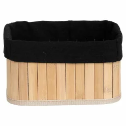 Lot de 4 paniers Anako Noir
