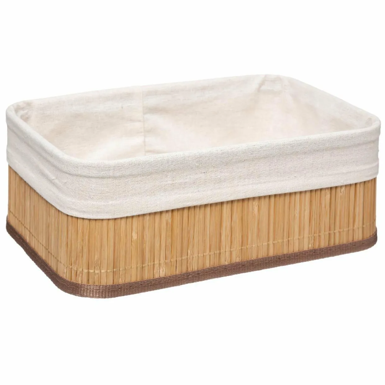 Lot de 3 paniers Nuevo Ecru