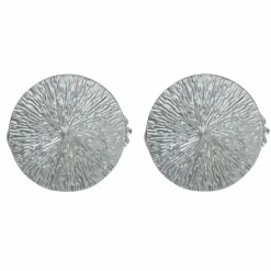 Lot de 2 pinces rideau Archi Chrome