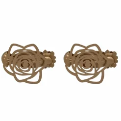 Lot de 2 pinces rideaux Lina Cuivre