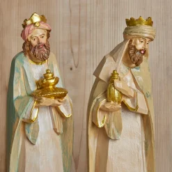 Lot de 8 santons (Hauteur 20 cm) de Gioia