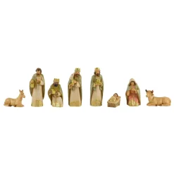 Lot de 8 santons (Hauteur 20 cm) de Gioia
